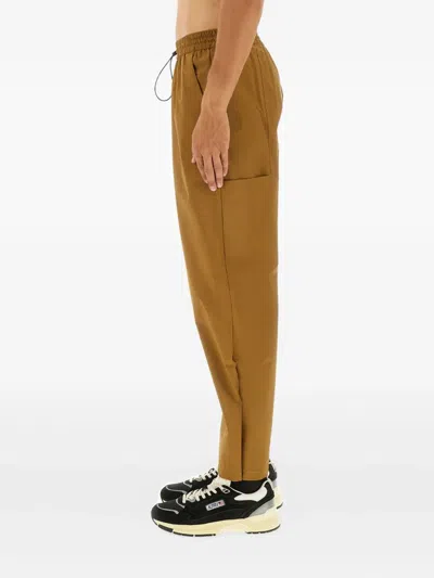 Autry Rain Tech Nylon Pant Unisex In Brown