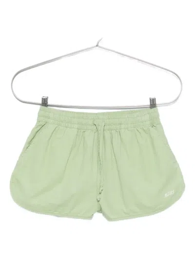 Autry Drawstring-waistband Shorts In Green