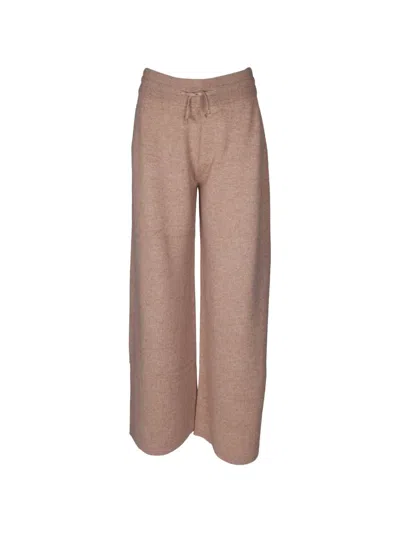 Autry Drawstring-waist Wide-leg Track Pants In Brown