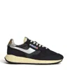 Autry Sneakers Reelwind Low In Nylon And Suede Black In Black