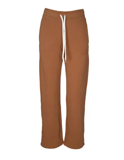 AUTRY EASE COTTON JOGGERS WITH EMBROIDERED LOGO