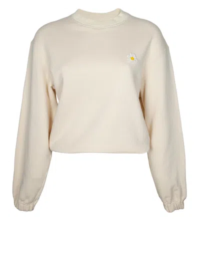 Autry Ease Cotton Sweatshirt With Star Patch In Neutral