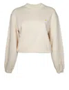 Autry Ease Cotton Sweatshirt With Star Patch In Neutral