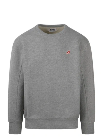 Autry Ease Crewneck Sweatshirt In Grey
