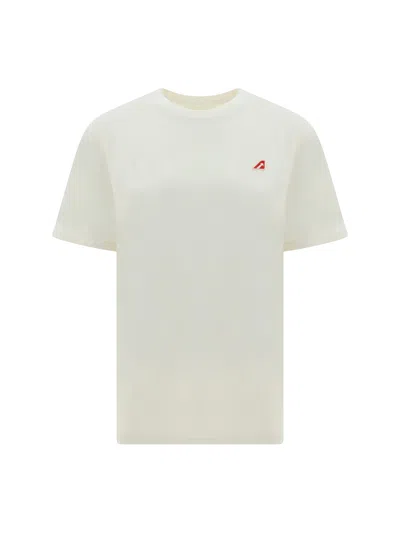 Autry Ease T-shirt In Yellow Cream