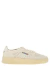 Autry Easeknit Sneakers In Beige Fabric In Multi