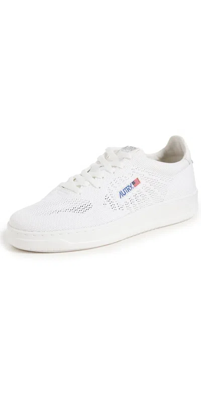 Autry Easeknit Low Sneakers Knit/leat White