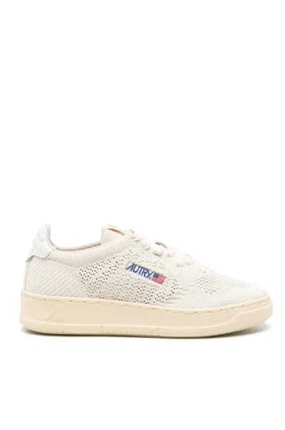Autry Easeknit Low-top Sneakers With Textured Finish