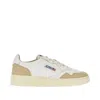 Autry Low-top Sneakers Crafted From Goat Leather In Brown