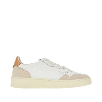 Autry Edalist Low Leather Sneakers In White