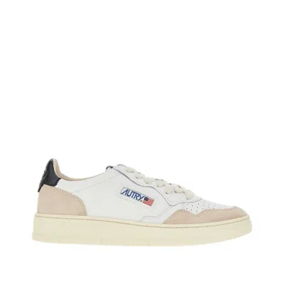 Autry Edalist Low Leather Sneakers In Blue