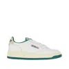 Autry Two-tone Leather Sneakers In White