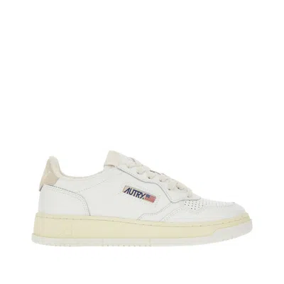 Autry Edalist Low Sneakers With Terry Details In White