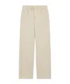 Autry Elastic Waist Casual Pants In Nude