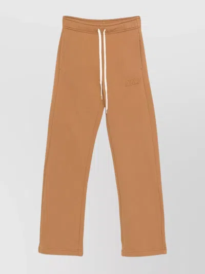 AUTRY ELASTIC WAISTBAND RELAXED FIT SIDE POCKETS TROUSERS