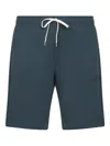Autry Elasticated-waistband Logo Track Shorts In Blue