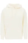 Autry Ecru Sweater With Drawstring Hood And Long Sleeves In Mixed Colours