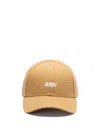 Autry Logo-embroidered Cap In Beige