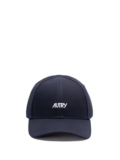 Autry Embroidered Baseball Cap In Blue