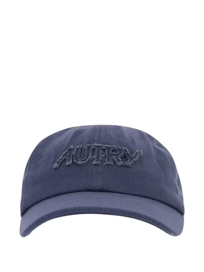Autry Embroidered Cap Hat In Blue