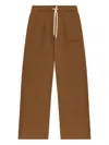 Autry Relaxed Fit Brown Sweatpants With Drawstring Waist In Brown