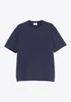 Autry Embroidered Logo T-shirt In Blue