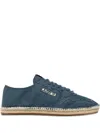 Autry Espadrillas Canvas Sneakers In Blue