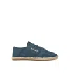 Autry Canvas Sneakers On Espadrille Sole In Blue