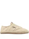 Autry Espadrillas Low Canvas Sneakers In Beige