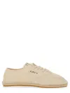 Autry Minimalist Lace-up Flat Shoes With Braided Detail In Multi