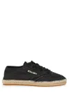 Autry Low Top Denim Espadrilles Sneakers In Black