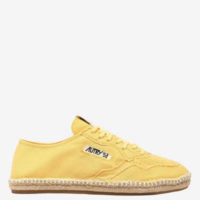 Autry Espadrilles Sandy In Cotton In Yellow