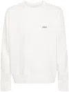 Autry Logo Label Crewneck Sweatshirt In Bianco