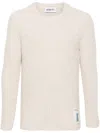 Autry Fisherman-knit Sweater In Neutrals