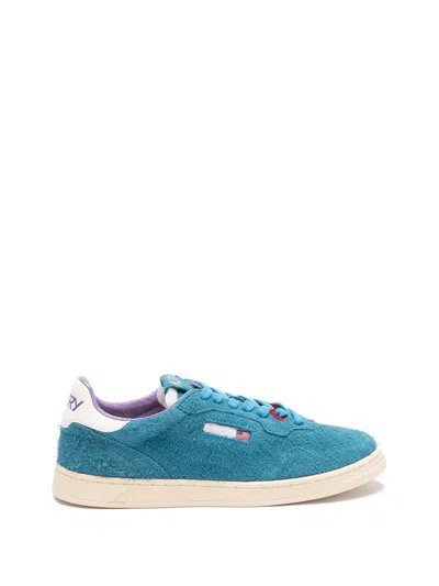Autry `flat` Low-top Sneakers In Blue