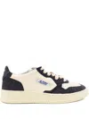 Autry Sparkling Low Top Sneakers With Perforated Toe In Multi