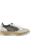 Autry Metallic Leather Low Top Sneakers In Multi