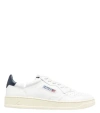 Autry Minimalist Low-top Sneakers With Perforated Detailing In White