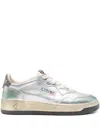 Autry Panelled Sneakers In Silver