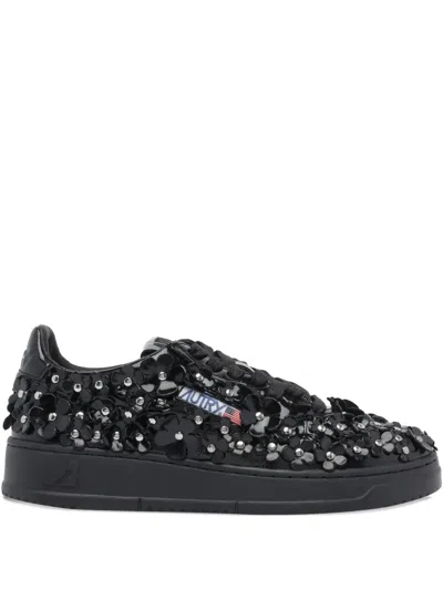 Autry Flowers Medialist Trainers In Black