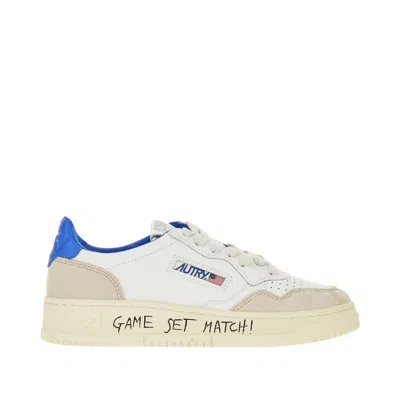 Autry 'game Set Match' Medalist Low Sneakers In White
