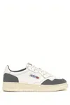 Autry Goat Leather And Suede Bimaterial Sneakers In White