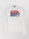 Autry Graphic Print Cotton Sweatshirt In White
