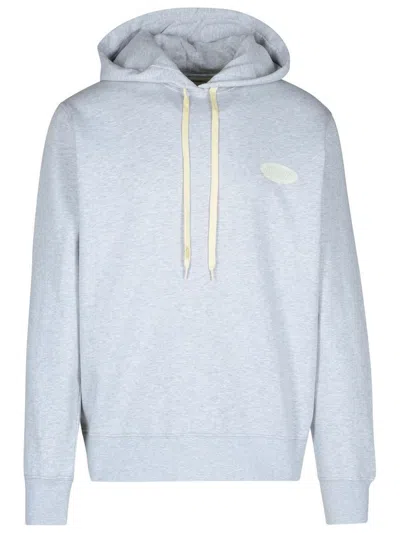 AUTRY AUTRY GRAY COTTON SWEATSHIRT