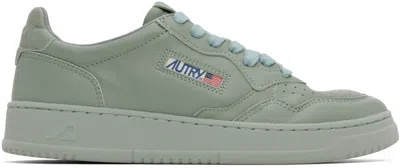 Autry Gray Medalist Low Sneakers In Solidgoat Wrght Iron