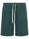 Autry Bermuda Shorts Elastic Waistband In Green