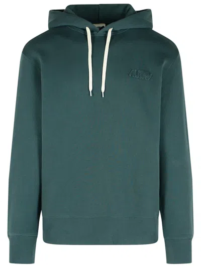 Autry Green Cotton Sweatshirt