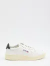Autry White Sneakers With Smooth Leather Upper In White