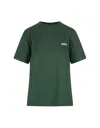Autry Woman T-shirt Green Size M Cotton In Green
