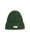 Autry Green Virgin Wool Blend Beanie